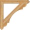 Ekena Millwork Olympic Arts & Crafts Rough Sawn Bracket, Western Red Cedar, 4"W x 36"D x 36"H BKT04X36X36OLY03RWR - alternate 4
